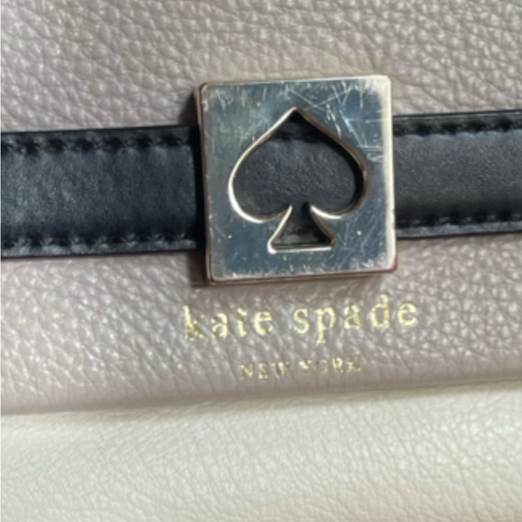 Kate Spade Taupe and Black Crossbody Bag - Picture 14 of 14